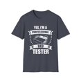 thumbnail image 1 of Funny I'm a Professional Mattress Bed Tester Enthusiasts Novelty Bunk Beds Bedroom Couch Evaluator Examiner Unisex Softstyle T-Shirt, 1 of 4