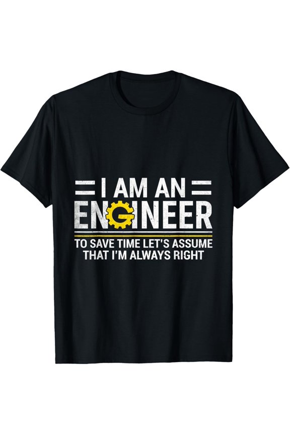 Funny I'm an Engineer Multi-Tasking Definition Engineering T-Shirt