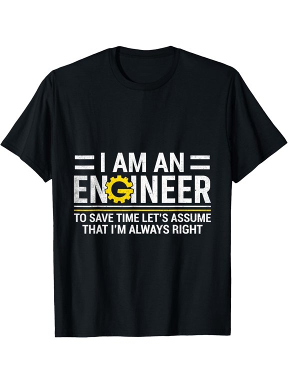 Funny I'm an Engineer Multi-Tasking Definition Engineering T-Shirt