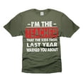 thumbnail image 1 of Funny I'm the Teacher Shirt Back To School Shirts Funny School Shirts Teacher Humorous Gifts (X-Large Military Green), 1 of 6