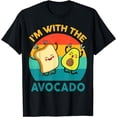 thumbnail image 1 of Funny I'm with the Avocado-Shirt Kids Men Women Cute Toast T-Shirt, 1 of 2