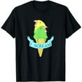 thumbnail image 1 of Funny I scream Green parrotlet Ice cream Yellow Parrotlet T-Shirt, 1 of 5
