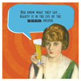 thumbnail image 1 of Funny IMproper Greeting Beverage Napkin-Beer, 1 of 1
