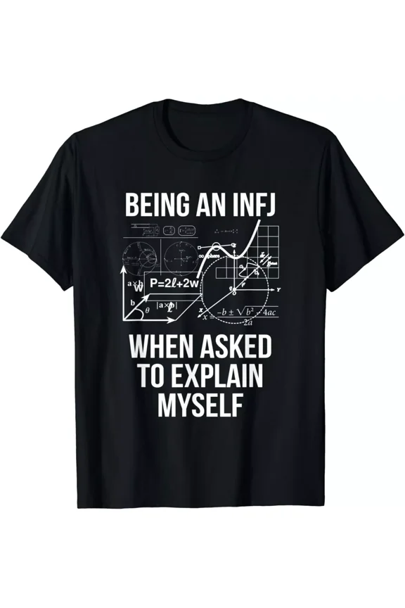 Funny INFJ Introvert Explain Myself Socially Awkward Gift Unisex T-Shirt