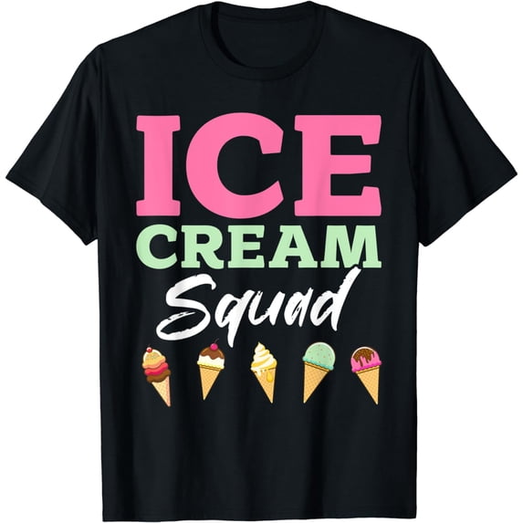 Funny Ice Cream Squad T-Shirt