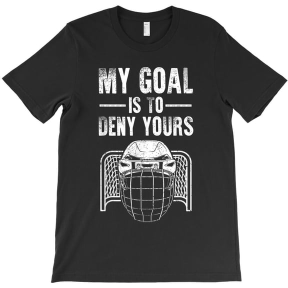 Funny Ice Hockey Goalie Design For Kids Men Women Hockey Player - Perfect Birthday Present H16640 Unisex T-Shirt, Up to 5XL Available