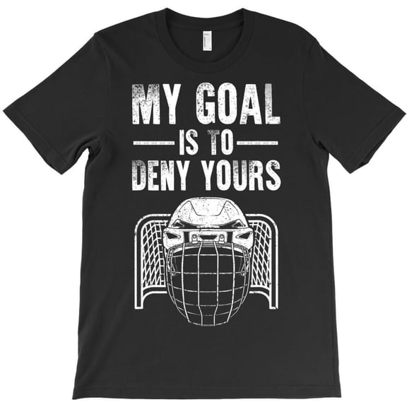 Funny Ice Hockey Goalie Design For Kids Men Women Hockey Player - Thoughtful Gift Idea H16644 Unisex T-Shirt, Up to Size 5XL
