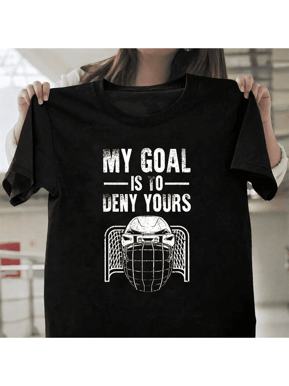 Funny Ice Hockey Goalie For Kids Men Women Player Sport Unisex T-Shirt, for men & women, up to size 5XL.