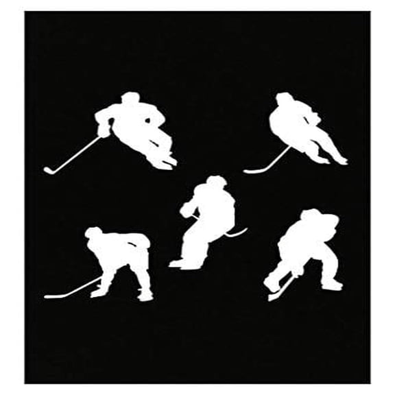Funny Ice Hockey Poster - Rink Referee Puck Stick Wall Art, 13x19"