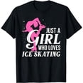 thumbnail image 1 of Funny Ice Skating Gift For Girls Women Skater Figure Skating T-Shirt, 1 of 5
