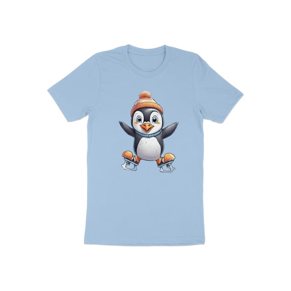 Funny Ice Skating Penguin Figure Skater Skate Dancer Gift T-Shirt Cool Ice Skating Dancing Birthday Holiday Presents Tshirt