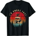 thumbnail image 1 of Funny Id Smoke That Barbecue Chef Grillmaster Gift Retro BBQ T-Shirt, 1 of 4