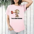 thumbnail image 1 of Funny Im A Slow Learner Injured Monkey Novelty Humor Unisex T-Shirt, 1 of 3