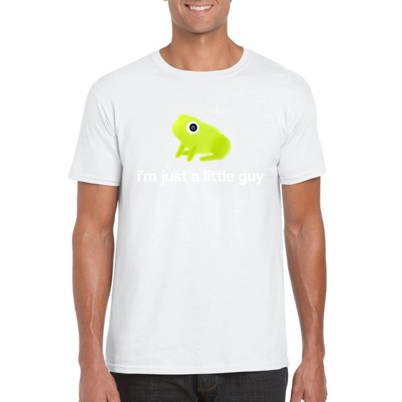 Funny Im Just A Little Guy Frog Meme Graphic Animal Tee Unisex T-Shirt