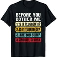 thumbnail image 1 of Funny Information Technology Tech | Technical Support Gift Funny Creative Graphic T-Shirt, 1 of 3
