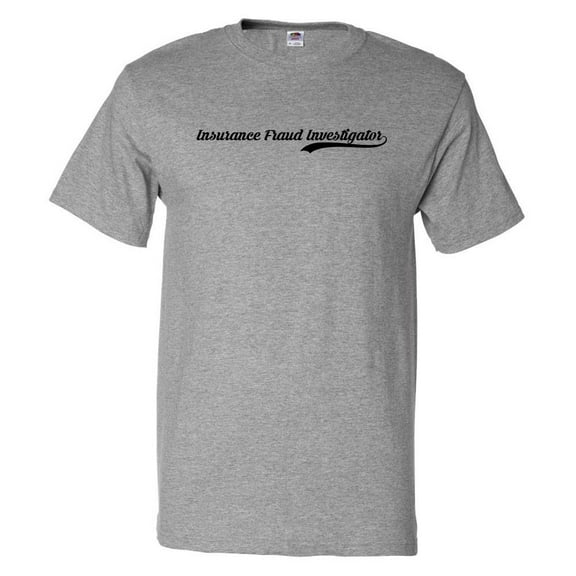 Funny Insurance Fraud Investigator Retro Old School T shirt Tee Gift