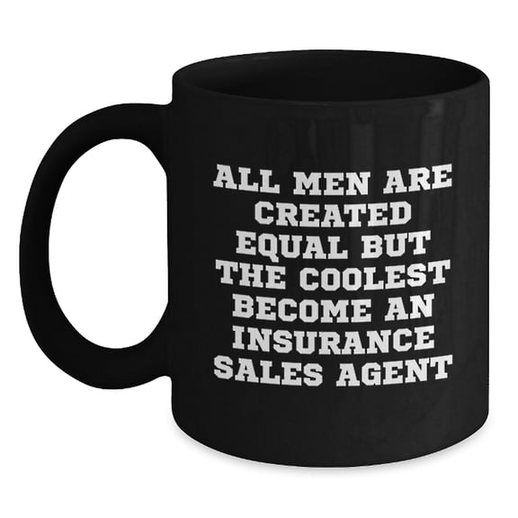 Funny Insurance Sales Agent Coffee Mugs Gifts from Friends for Christmas