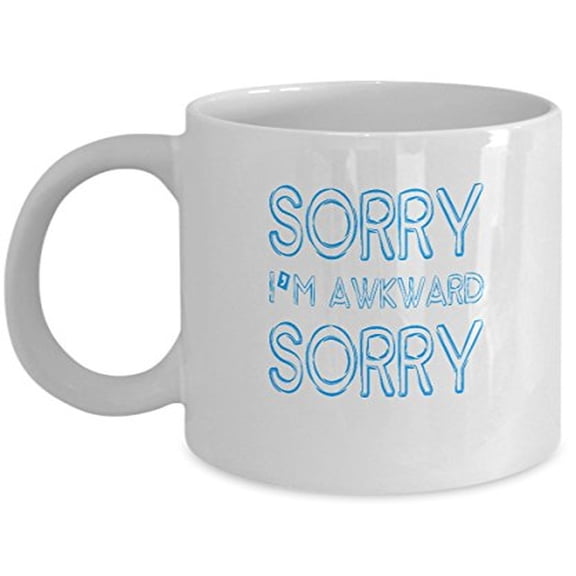 Funny Introvert 11 oz Coffee Mug - Humorous Quotes White Ceramic Gift