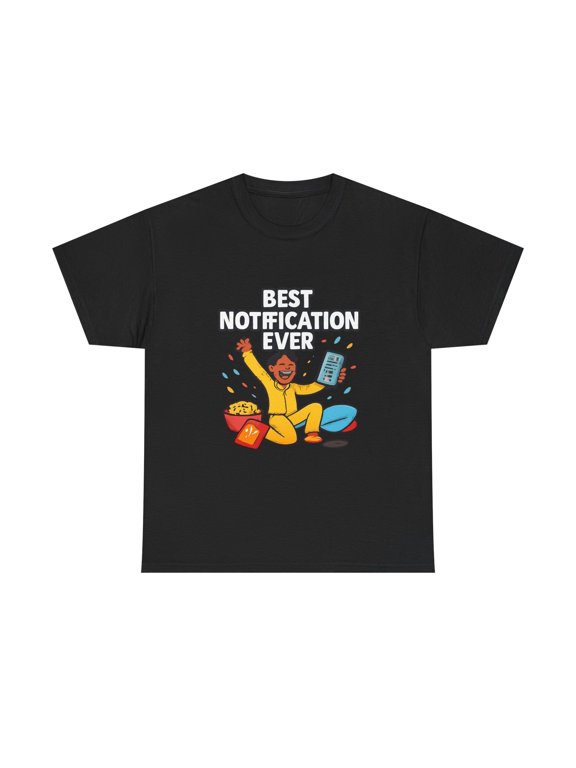 Funny Introvert Shirt Best Notification Ever Antisocial Gift Tee