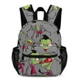 thumbnail image 1 of Funny Invader Zim Backpack School Bag Daypack Lightweight Bookbag Adjustable Shoulders Satchel Travel Bag Rucksack, 1 of 8