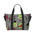 thumbnail image 1 of Funny Invader Zim Duffle Bag Overnighter Weekender Travel Bag Tote Carry On Bag School Practice Handbag Crossbody Fitness Bag For Women Men Boys Girls, 1 of 7