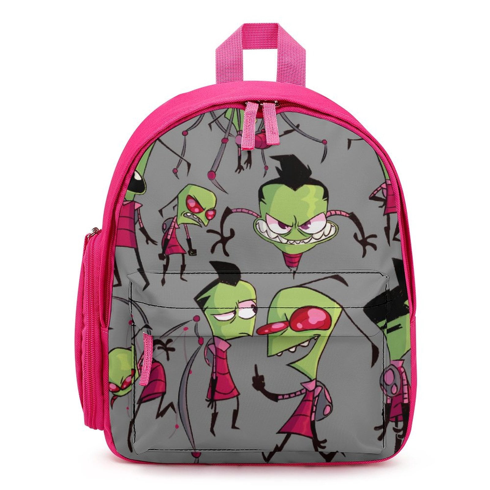 Mini Rucksack Comical Funny Invader Zim Schoolbag Backpack Lightweight Daypack Adjustable ...