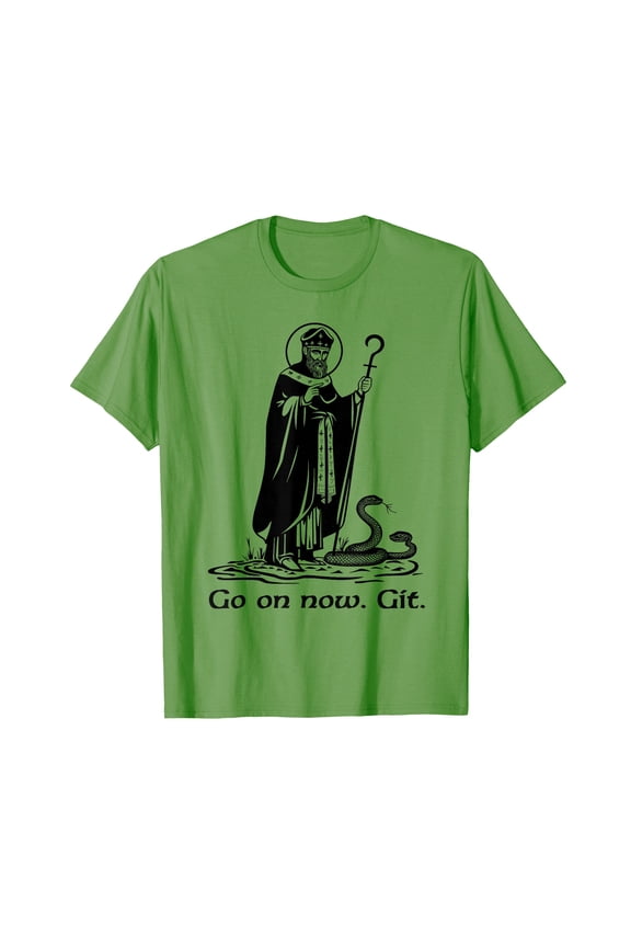 Funny Irish Saint Patrick's Day T-Shirt with Mystical Design for Festive Celebrations