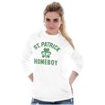 thumbnail image 1 of Funny Irish St. Patrick is My Homeboy Long Sleeve TShirt Men Women Brisco Brands S, 1 of 6