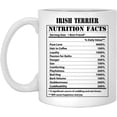 thumbnail image 1 of Funny Irish Terrier Nutritional Facts Coffee Mug Dogs Lovers Birthday Gifts 2022 Christmas Nutrition Cup Ceramic White 11oz, 1 of 5