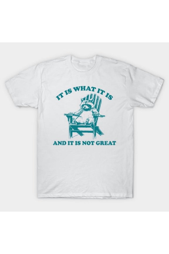 Funny It Is What It Is And It Is Not Great Vintage Meme G5189 Unisex T-Shirt, Up to Size 5XL