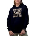 thumbnail image 1 of Funny It Takes a Lot of Balls to Golf Like I Do Quote, Golf Player, Golfing or Golfer Themed Merch Gift, Navy Blue Hooded Sweatshirt or Hoodie, Medium, 1 of 5