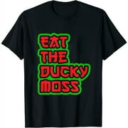 Funny Itadakimasu Eat The Ducky Moss Japanese Foodie Humor Womens T-Shirt Black
