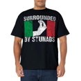 thumbnail image 1 of Funny Italian Gift For Men Women Cool Surrounded By Stunads T-Shirt, 1 of 3