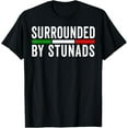 thumbnail image 1 of Funny Italian Sayings Surrounded By Stunads tee Italy flag T-Shirt, 1 of 4