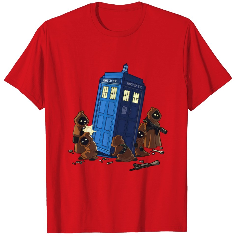 Funny JA.WA Steals DOCTOR WHO Mens T-shirt, Tardis Police - Walmart.com