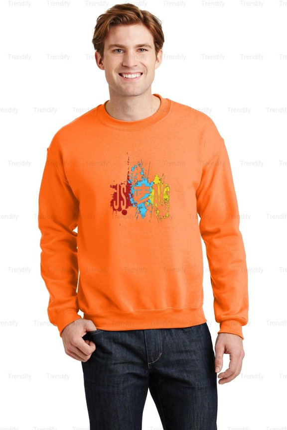 Funny JSAK Clan Splatter Logo Gaming Retro Graphic Unisex Sweatshirt M391730, Up to Size 5XL
