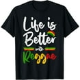 thumbnail image 1 of Funny Jamaican Design For Men Women Reggae Music Rasta Lover T-Shirt, 1 of 4