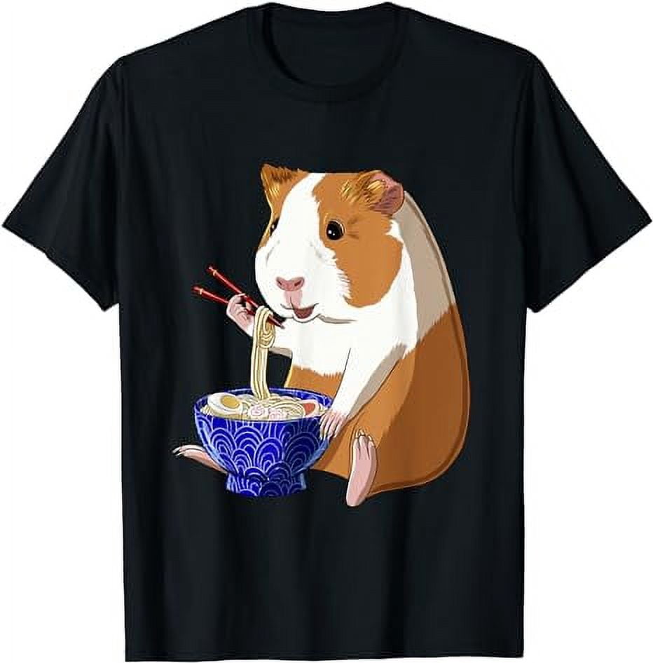 Curated visual reference: Visual Reference: Funny Japanese Kawaii Ramen Noodles Guinea Pig T Shirt