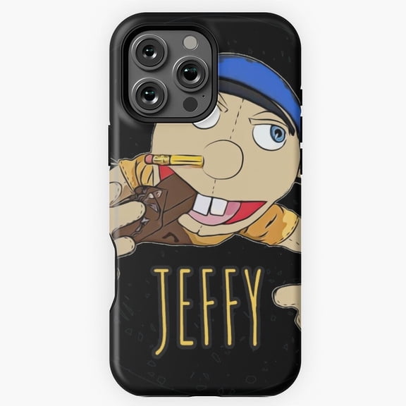 Funny Jeffy Puppet Meme Trendy H1658 Premium Durable Case for iPhone 17 16 15 14 13 12 11 Pro Max – Unisex Style