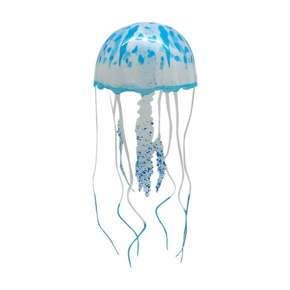 Funny Jellyfish Toy FishTank Accessories Underwater World Floating Decors Cartoon Aquarium Ornaments Toy Mini Jellyfish