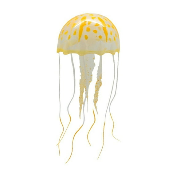 Funny Jellyfish Toy FishTank Accessories Underwater World Floating Decors Cartoon Aquarium Ornaments Toy Mini Jellyfish