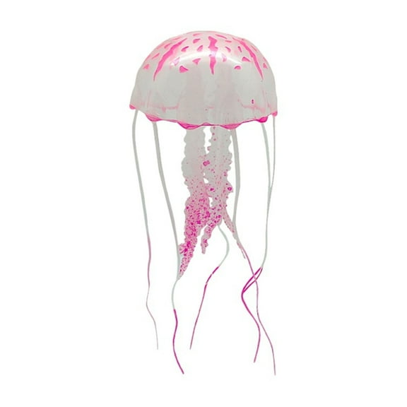 Funny Jellyfish Toy FishTank Accessories Underwater World Floating Decors Cartoon Aquarium Ornaments Toy Mini Jellyfish