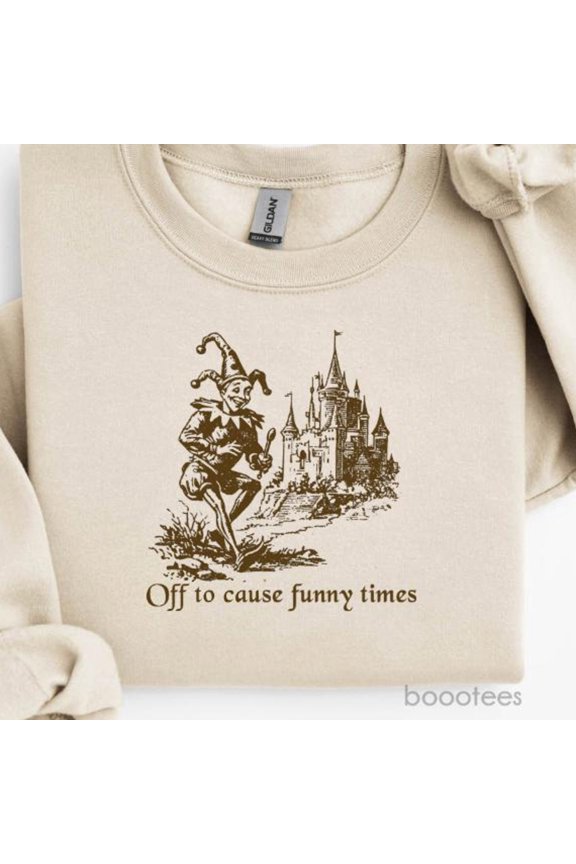 Funny Jester Shirt Off to Cause Funny Times Tshirt TShirt Tee Shirts Tshirts Tees Weird We