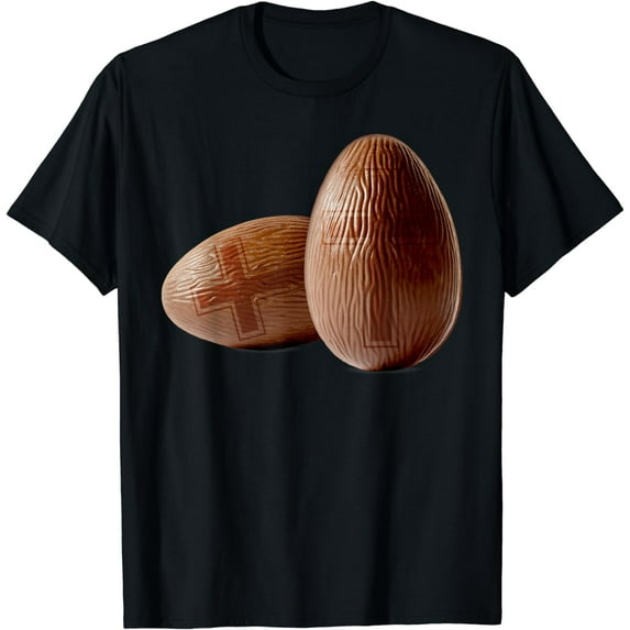 Funny Jesus Christ Cross Chocolate Easter Eggs Basket Kids T-Shirt