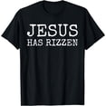 thumbnail image 1 of Funny Jesus Has Rizzen Christian Goth Punk Rock Music Lovers T-Shirt, 1 of 3