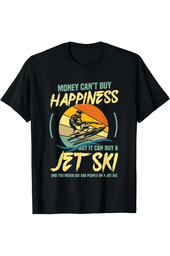 Funny Jet Skiing Jet Ski Tee Shirts Unisex S-5XL Hot Trending Shirt, Vintage Birthday Gift