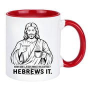 Funny Jeus Christian Gift for Women Men, Funny Christian Coffee Mug, Religious Coffee Cup for Friends Coworkers Faith Cup Appreciation Gift