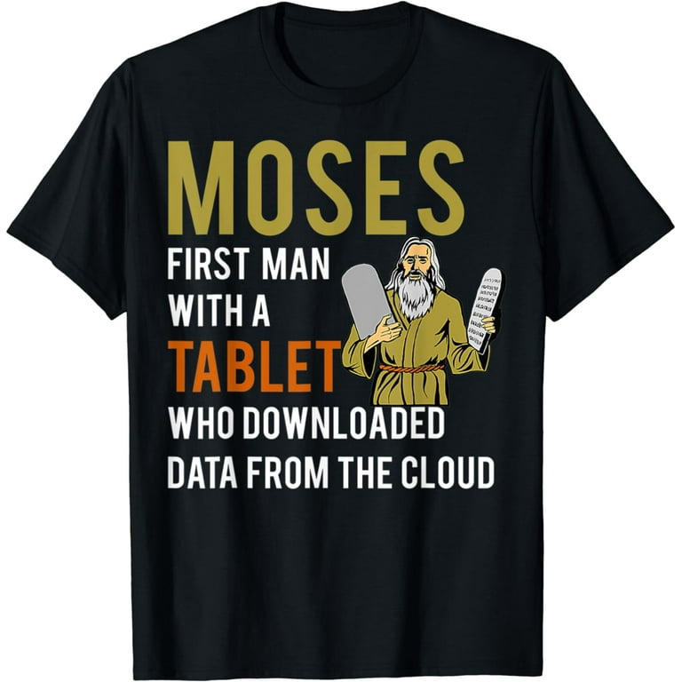 Passover Moses Tablet Data Cloud T Shirt Passover Moses Tablet Data Cloud T Shirt