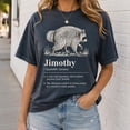 thumbnail image 1 of Funny Jimothy Raccoon Shirt, Dictionary Definition Tee, Trash Panda Seattle Gift for Him Her, Sarcastic Animal Humor SHIRTKING, 1 of 5