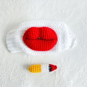 Funny Joke Pattern Face Lip Mouth With Novelty Props Accessory for Humorous Party Performance